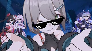 D4DJ but its Honkai star rail quantam girls 60fps [upl. by Cassady]