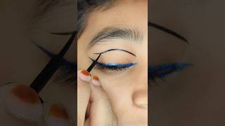 How To Create A Graphic Eye Liner Look 🥰 shorts [upl. by Case]