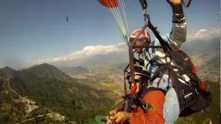 Paragliding in Sarangkot Pokhara [upl. by Isia234]