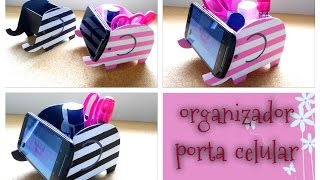 Haz tu propio organizador de escritorio soporte para celular 2 en 1 [upl. by Euf167]