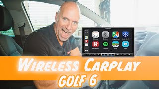 VW Golf 6  neues Radio mit Wireless Carplay einbauen  HDDisplay  HiRes Audio  Alpine ILX705D [upl. by Ingold]