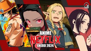 Estrenos de ANIME en NETFLIX en Enero 2024  Rincón Otaku [upl. by Dib475]