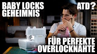 baby lock Victory Sorgenfrei dank automatischem Fadenzufuhrystem Overlocknähen [upl. by Atiuqrahs]