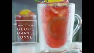 How to make Blood Orange Tisane Cocktail [upl. by Nnylyt599]