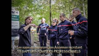 Le SDIS08 recrute 15 sapeurs pompiers professionnels [upl. by Anomis]