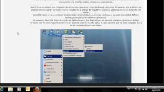 ReactOS Sistema Operativo de Bolsillo [upl. by Penoyer449]