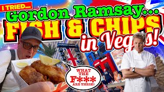 I went to GORDON RAMSAY Fish and Chips in LAS VEGAS and only The F WORD can DESCRIBE them [upl. by Notsreik]