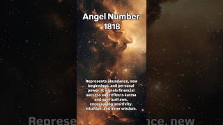 Meaning of Angel Number 1818 [upl. by Yttig]