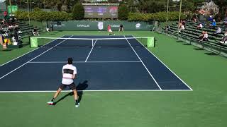 Taylor Fritz v Roberto Quiroz  Newport Beach CA Challenger 4k 60fps 2019 [upl. by Nerok112]