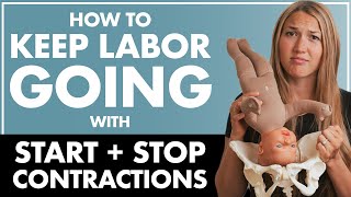 Start and Stop Contractions  WHAT TO DO WHEN LABOR DOES NOT PROGRESS Prodromal Labor vs True Labor [upl. by Sitoeht]