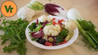 Comment faire la salade de nouvel an  Salade de choufleur à l’italienne  Insalata di rinforzo [upl. by Lilybel688]