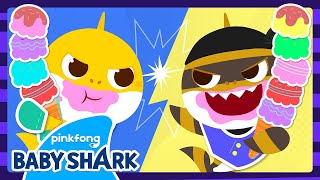 NEW This Ice Cream is Mine  Mischievous Thief Baby Shark  Ten Little Song  Baby Shark Official [upl. by Bondon]