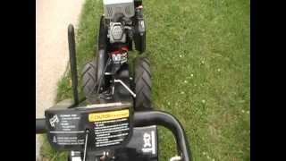 Craftsman Dual Rotating rear Tine tiller going in reverse [upl. by Bainter830]