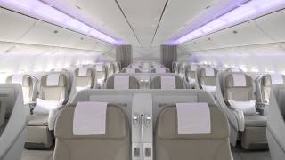 SAUDIA Boeing 777300 ER new cabin [upl. by Nishi194]