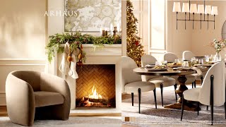 ARHAUS Stunning Holiday Decorating With Neutrals amp New 2024 Furniture Designs [upl. by Viridissa343]