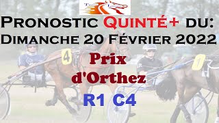 Pronostic quinté du jour Dimanche 20 Février 2022 [upl. by Noreik670]