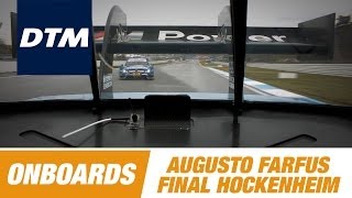 Onboard Augusto Farfus BMW M3 DTM  DTM Race Final Hockenheim [upl. by Rekoob38]