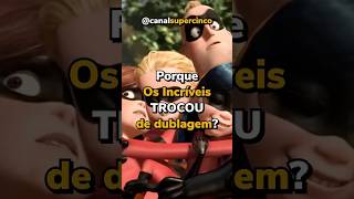 A troca de dubladores em Os Incríveis  theincredibles pixar disney dublagem shorts [upl. by Nohsauq]