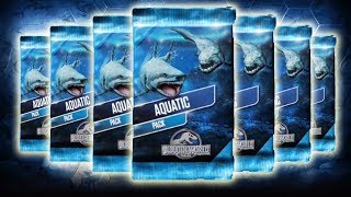 11 Aquatic Packs Opening  Jurassic World The Game [upl. by Hakaber]