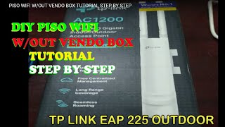 PISO WIFI WOUT VENDO BOX TUTORIAL STEP BY STEP [upl. by Turino]