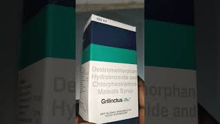 Grilinctus Dx Syrup Use Side Effects Doses  खांसी सिरप जल्दी ठीक करें खांसी dextromethorphan [upl. by Agna]