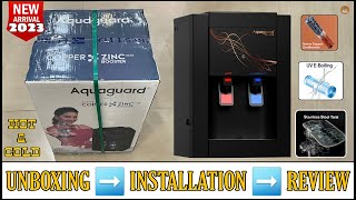 Aquaguard Blaze Slim ROUVMTDS Hot🔥 amp Ambient Water Purifier 2023  Unboxing And Review⚡️ Demo [upl. by Aramac44]