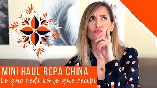 MINI TRY ON HAUL ROPA CHINA BELLELILY  Lo que pedí vs Lo que recibí [upl. by Sillsby]