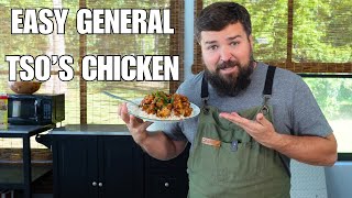 You dont ever need to order General Tsos Chicken from a restaurant again Easy recipe [upl. by Cissiee]