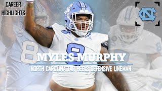 Myles Murphy  𝟠  North Carolina Tar Heels DL [upl. by Ahsit]