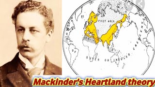 Mackinders Heartland theory Political geography [upl. by Regina]