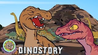 Dinosaurs are Drinking by the River  Dinosaur songs from Dinostory by Howdytoons S1E5 [upl. by Koetke]