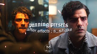 panning presets  sshake  after effects [upl. by Aral]