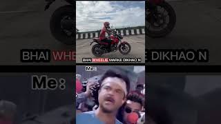 😆😆 funnyvideo bikershorts minivideo [upl. by Atinet]