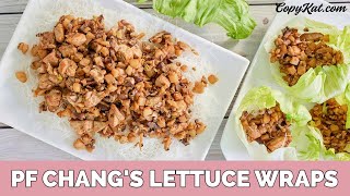 Pf Changs Lettuce wraps [upl. by Ylak]