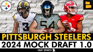 2024 Pittsburgh Steelers 7Round Mock Draft PostSenior Bowl Edition  Steelers Mock Draft 10 [upl. by Cilka]