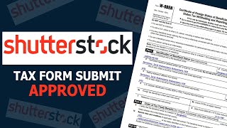 How To Submit Tax Form In Shutterstock  Shutterstock Tax Submission  Bangla Tutorial [upl. by Thurmond958]