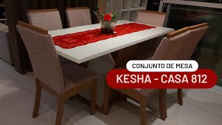 Conjunto de mesa  Kesha Casa 812  9 MESES DE USO [upl. by Bannerman927]