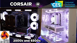 CES 2024 Corsair  Cases coolers and pump tops [upl. by Pittman]