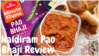 Haldiram Pao Bhaji  Haldiram Ready to Eat Food  Ready to Eat Pav Bhaji  Minute Khana Pav Bhaji [upl. by Parthen]