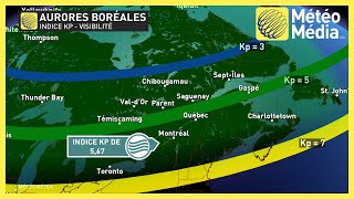 Presque tout le Québec pourrait voir des aurores boréales dès ce soir [upl. by Ahseia221]