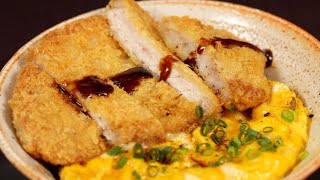 Crispy Perfection OpenFaced Katsudon with Crunchy Pork Cutlet Tojinai Katsudon Recipe [upl. by Ennasus441]