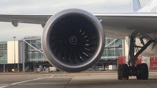 Rolls Royce Trent 1000 start up [upl. by Holofernes]