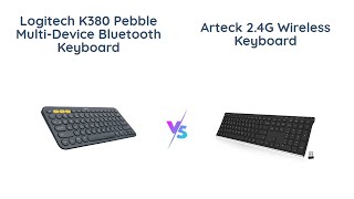 🔥 Logitech K380 vs Arteck Wireless Keyboard  Which is the Best 🤔 [upl. by Mindi]