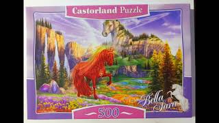 Puzzle Time Lapse Fiona Castorland 500 [upl. by Tnecnev]