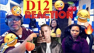 D12  My Band ft Cameo ProducerFamily Reaction [upl. by Germann]