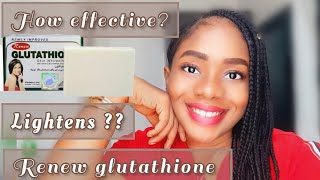 How effective is Renew glutathione Soap  review [upl. by Ivan]