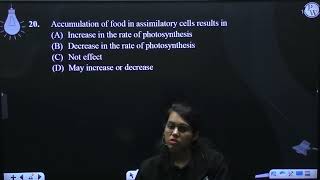 Accumulation of food in assimilatory cells results in [upl. by Asyral]