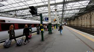 Edinburgh Waverley Railway Station  UK  09052022 [upl. by Metah]