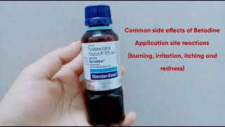 PovidoneIodine solution  Betadine solution 10  Antiseptic amp Disinfectant [upl. by Tnaryb]