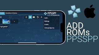 Howto Add ROMs to PPSSPP Emulator for iOS iPhoneiPad [upl. by Naj578]